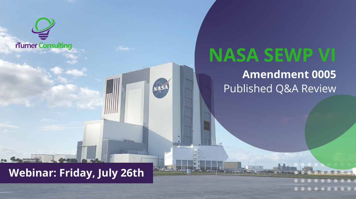 WEBINAR: NASA SEWP VI Amendment 5 and Published Q&A Review (recording)